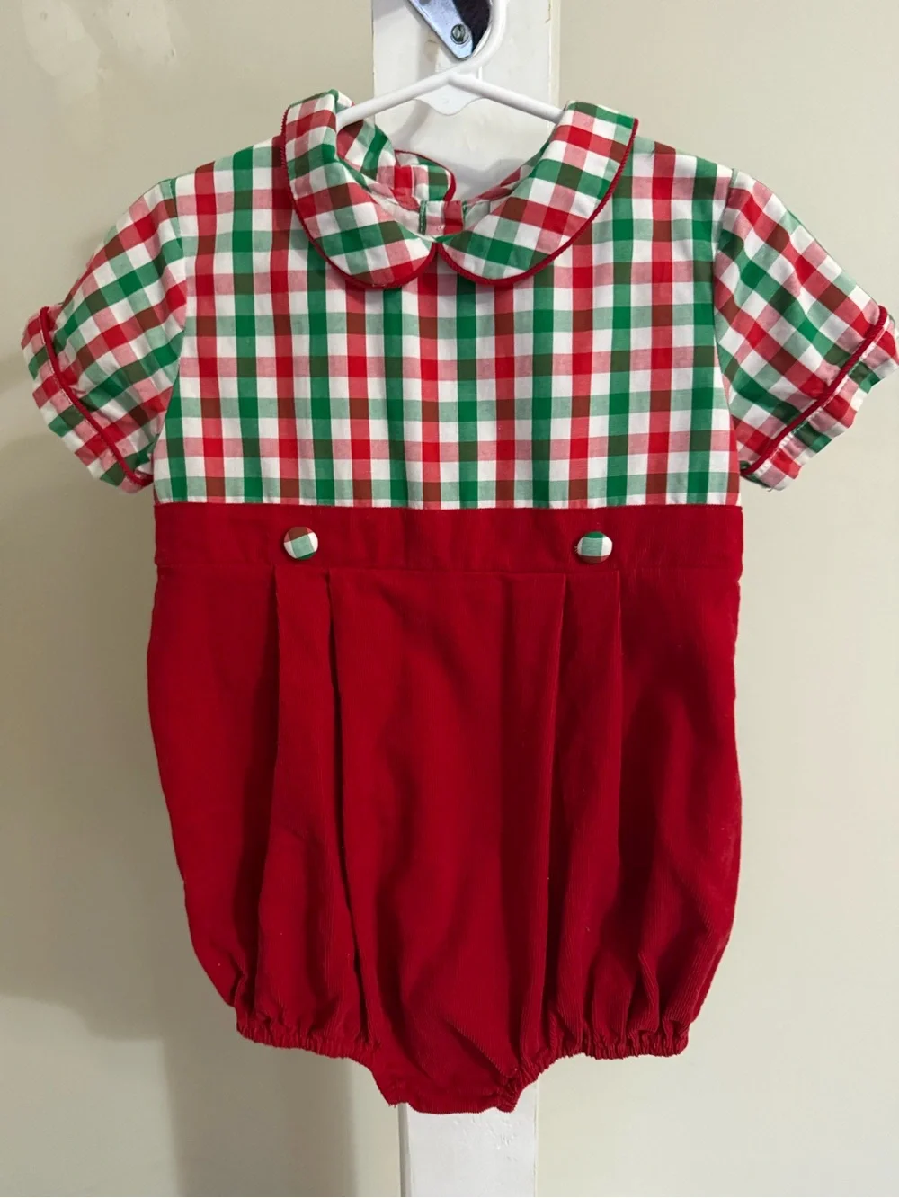 The Smocking Place Holiday Romper
